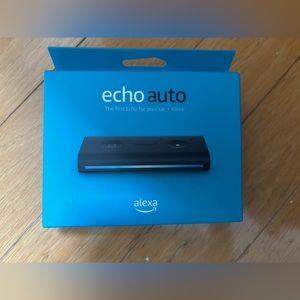 Amazon Certified Refurbished Echo Auto - Hands-free Alexa for Your Car